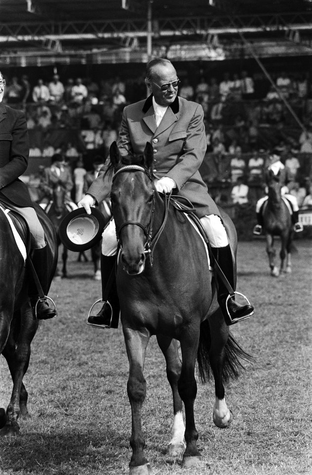 Prinsen, paardensport, concours hippique, paarden, Bernhard (prins Nederland), Bestanddeelnr 932-6704