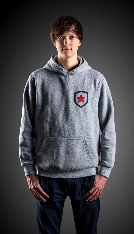 Hoodie teenager dark background