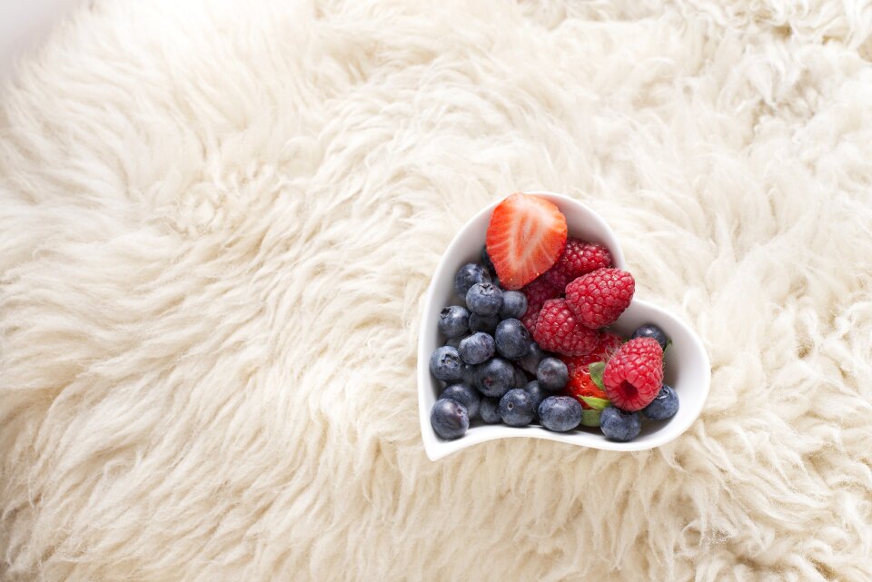 Raspberries strawberry fur