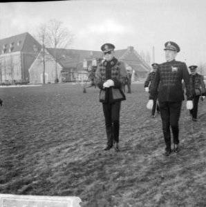 Prins opende Prins Bernhardpaviljoen op de KMA te Breda bij de openingsplechtigh, Bestanddeelnr 915-9509