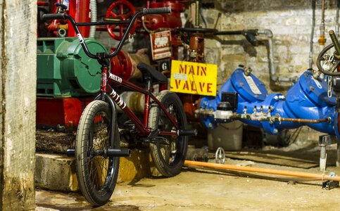 Bmx red tire