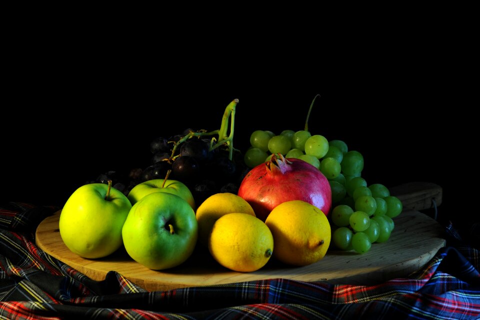 Food apple pomegranate