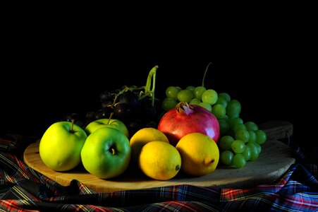 Food apple pomegranate photo