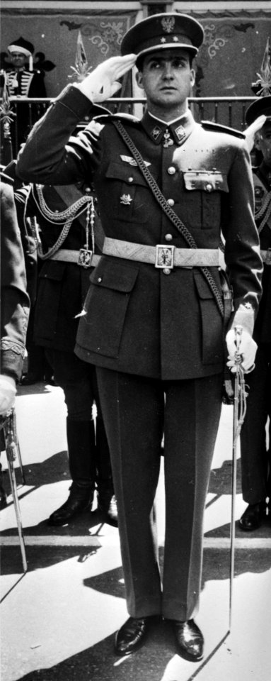Prins Juan Carlos de Bourbon in uniform, Bestanddeelnr 922-6565