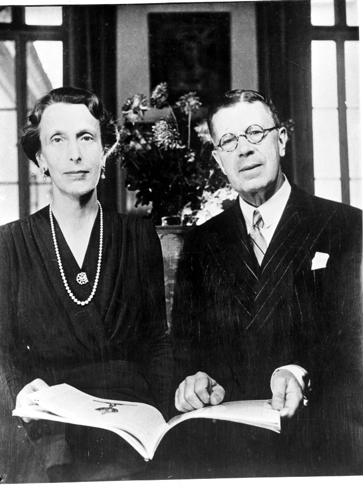 Prins Gustaaf Adolf vna Zweden en zijn echtgenote Marie Louise, Bestanddeelnr 900-8975