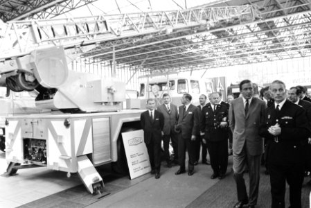 Prins Claus opent Internationale Brandweertentoonstelling 1970 in RAI, Amsterdam, Bestanddeelnr 923-5787