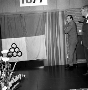 Prins Claus opent nieuw schoolgebouw Ver Nijverheidsonderwijs in Utrecht openi, Bestanddeelnr 929-4709