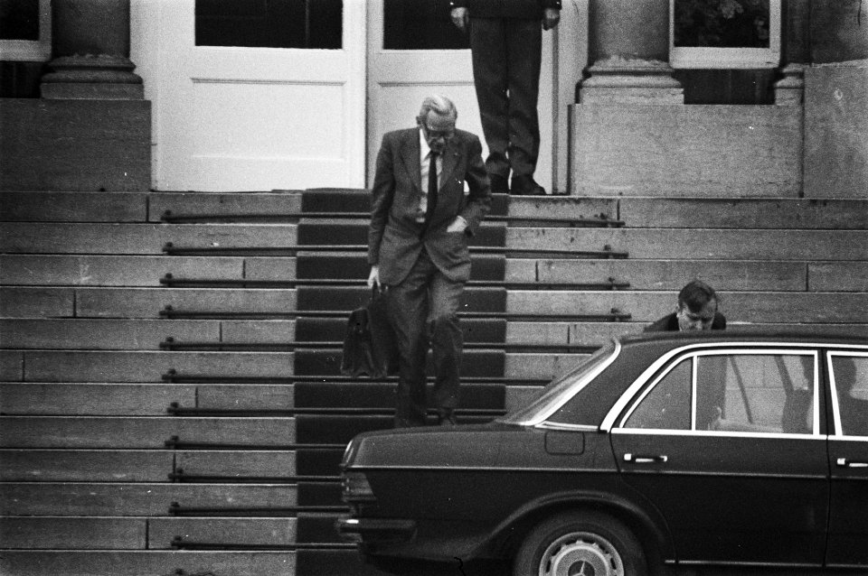 Prins Claus opent nieuw schoolgebouw Ver. Nijverheidsonderwijs in Utrecht Prins, Bestanddeelnr 929-4707