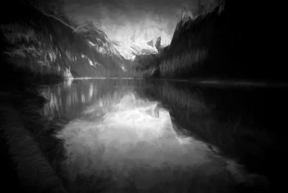 Reflection swayzee bw