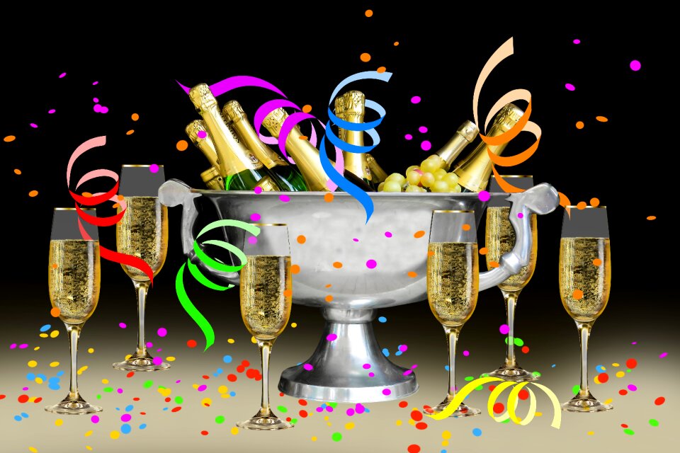 Celebration birthday confetti