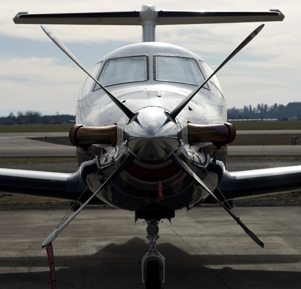 Aviation plane flight