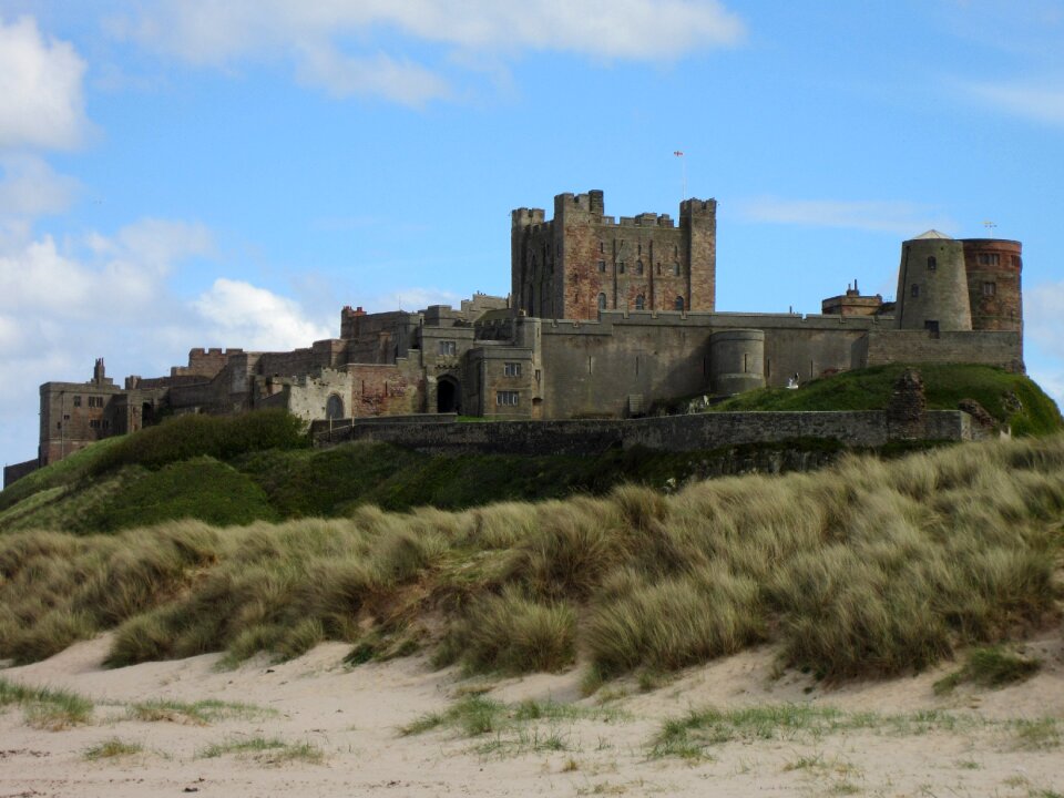 Sand dunes beach building