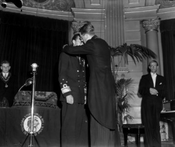 Prins Bernhard tot erelid der Vrije Universiteit benoemd, Bestanddeelnr 934-5098