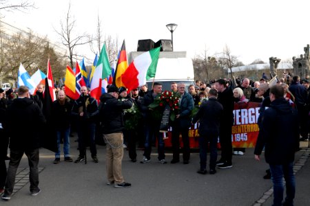 Pro fascist protest Dresden 2020-02-15 11