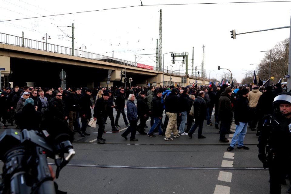 Pro fascist protest Dresden 2020-02-15 31