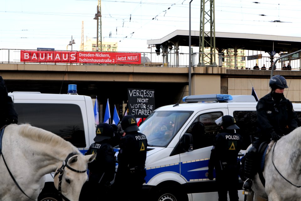Pro fascist protest Dresden 2020-02-15 41