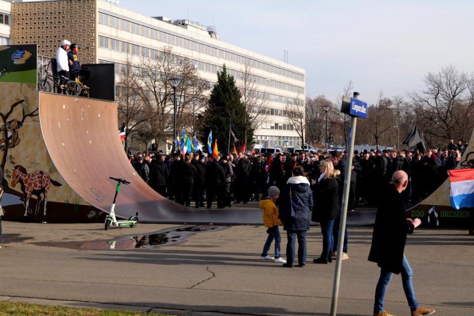 Pro fascist protest Dresden 2020-02-15 04