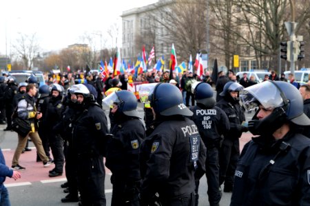 Pro fascist protest Dresden 2020-02-15 29