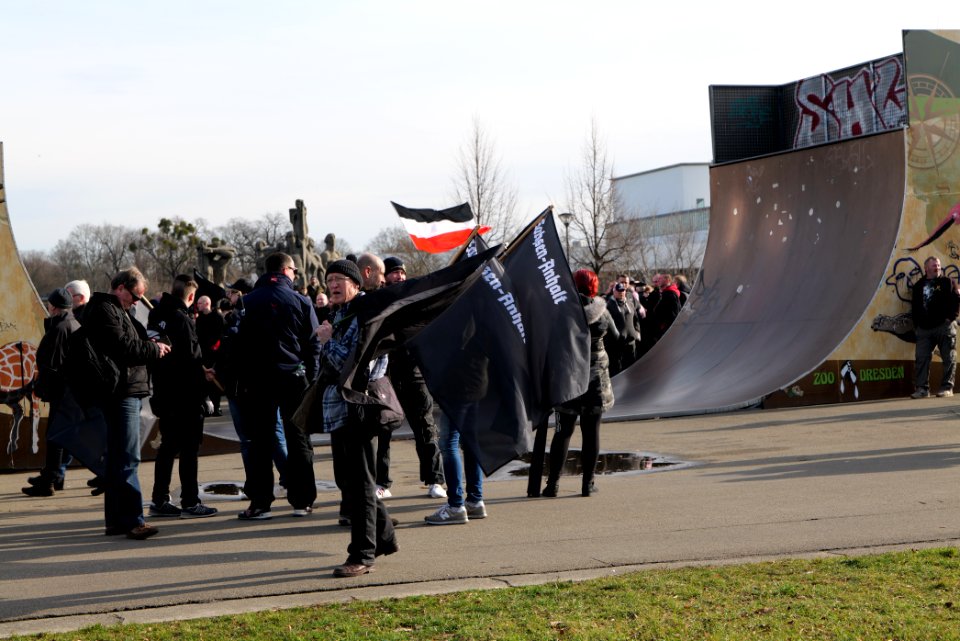 Pro fascist protest Dresden 2020-02-15 02