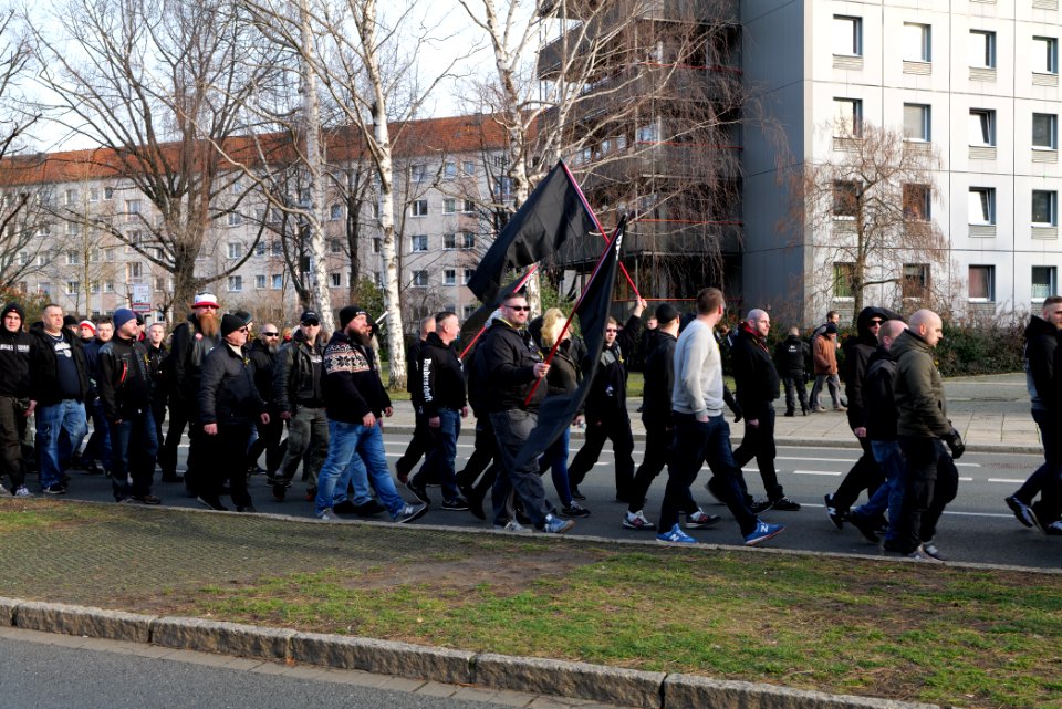 Pro fascist protest Dresden 2020-02-15 19