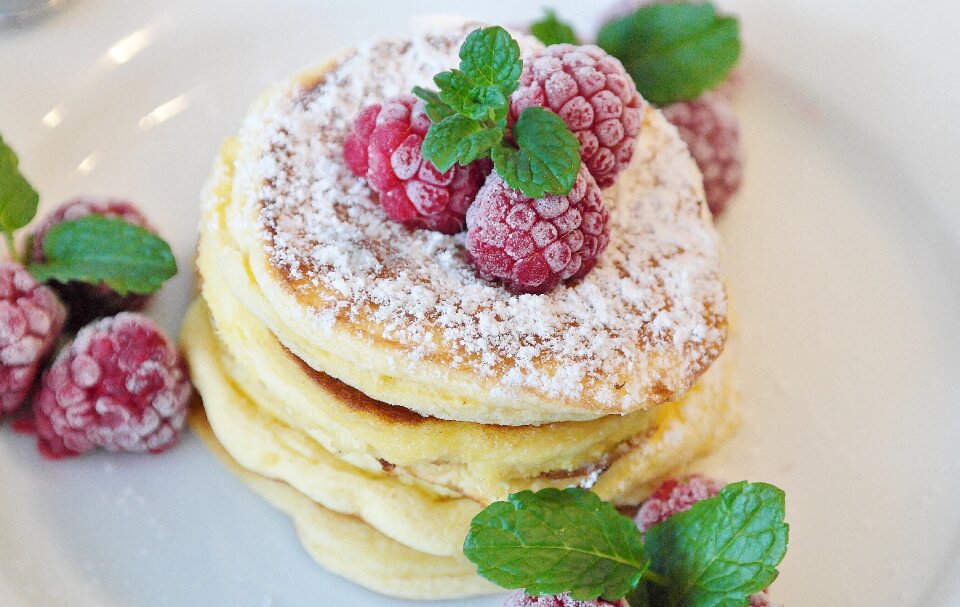 Egg sugar milk flour