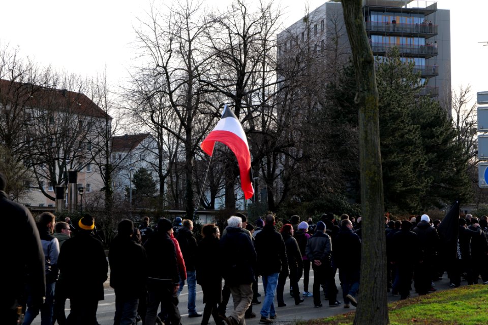 Pro fascist protest Dresden 2020-02-15 18