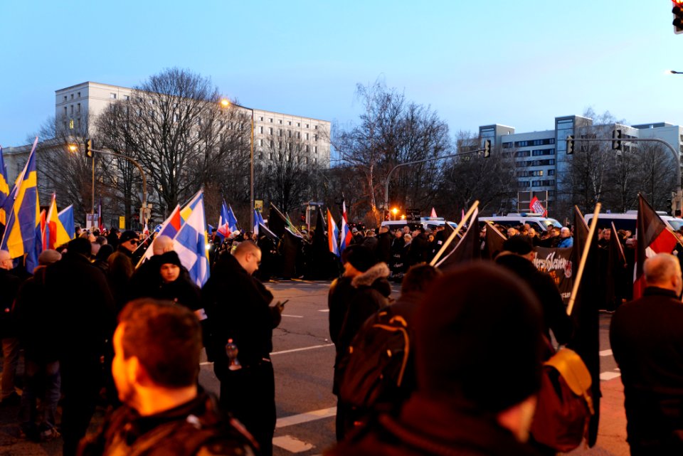 Pro fascist protest Dresden 2020-02-15 51