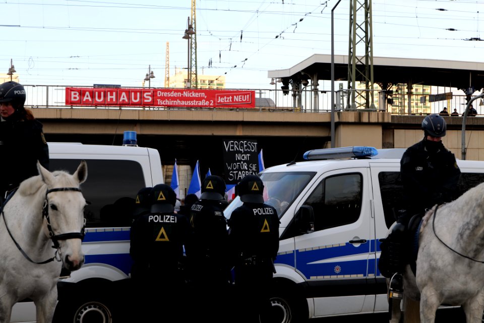 Pro fascist protest Dresden 2020-02-15 40