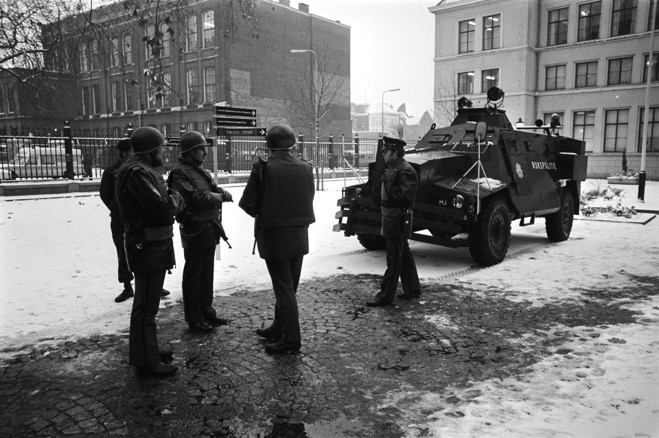 Proces RAF-lid Folkerts in Utrecht politiebewaking, Bestanddeelnr 929-4735