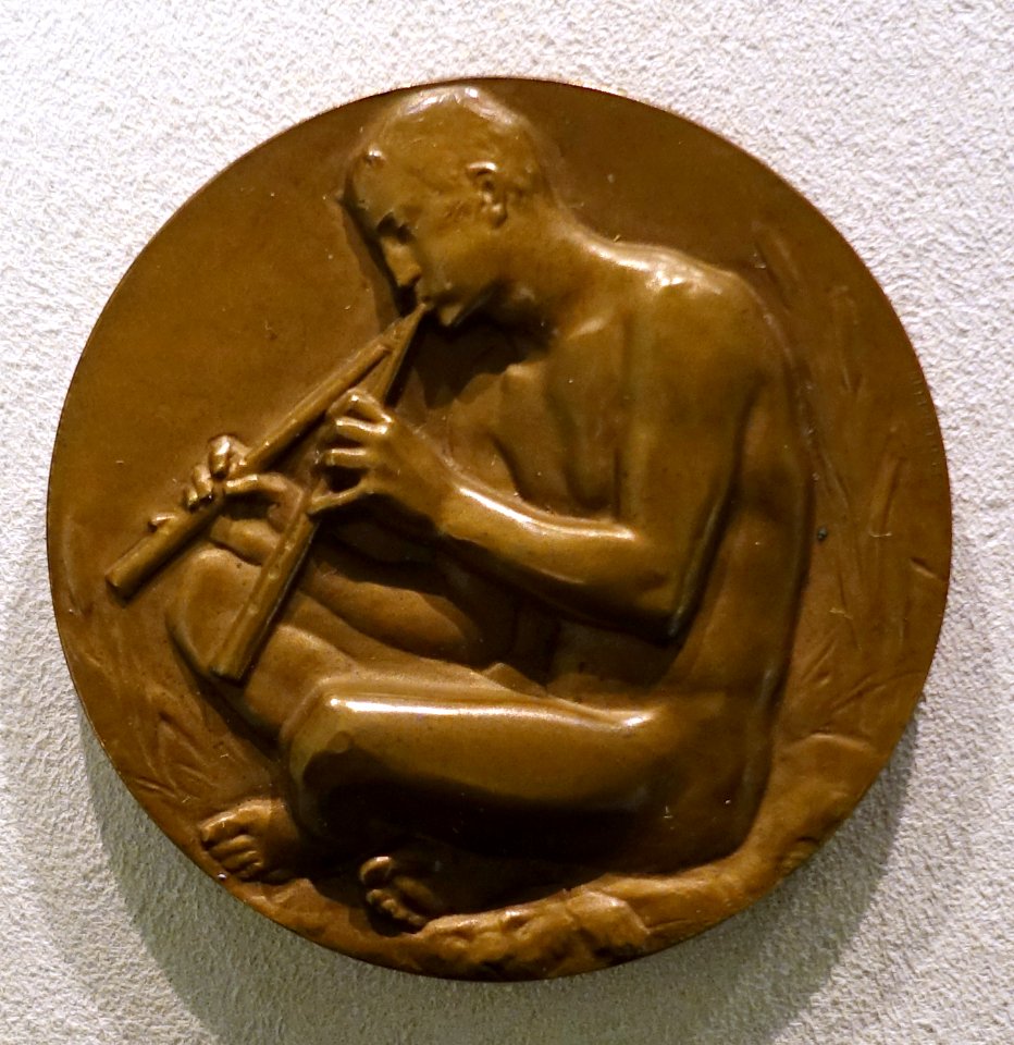 Prize Medal of the Prussian Education Ministry for Musical Merit, by Peter Breuer, 1906 - Bode-Museum - DSC02852