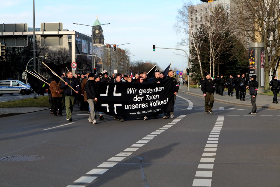 Pro fascist protest Dresden 2020-02-15 25