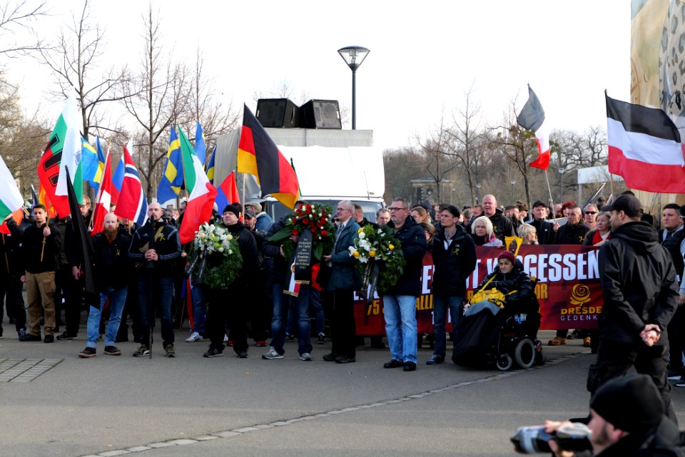 Pro fascist protest Dresden 2020-02-15 16