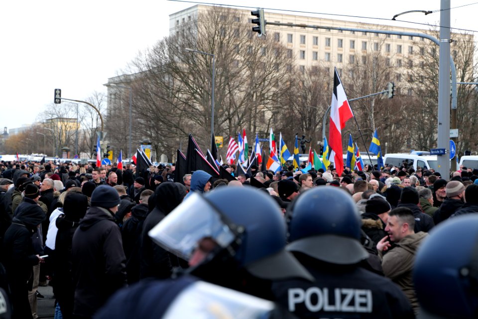 Pro fascist protest Dresden 2020-02-15 36