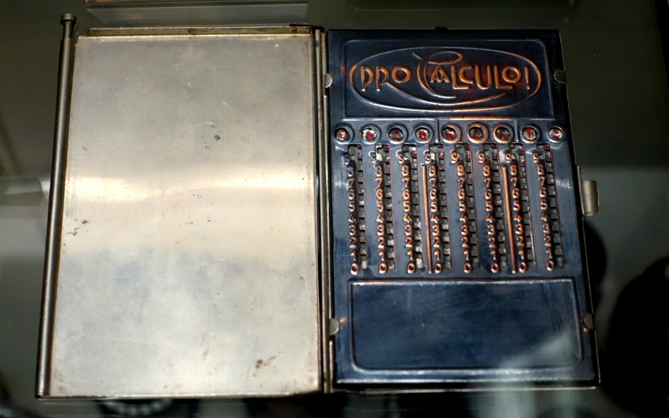 Pro Calculo calculator - Ridai Museum of Modern Science, Tokyo - DSC07520