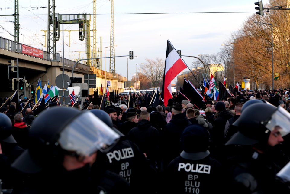 Pro fascist protest Dresden 2020-02-15 38