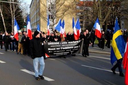 Pro fascist protest Dresden 2020-02-15 22