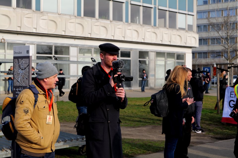 Pro fascist protest Dresden 2020-02-15 14
