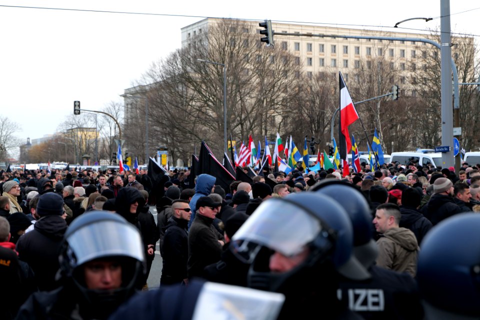 Pro fascist protest Dresden 2020-02-15 35