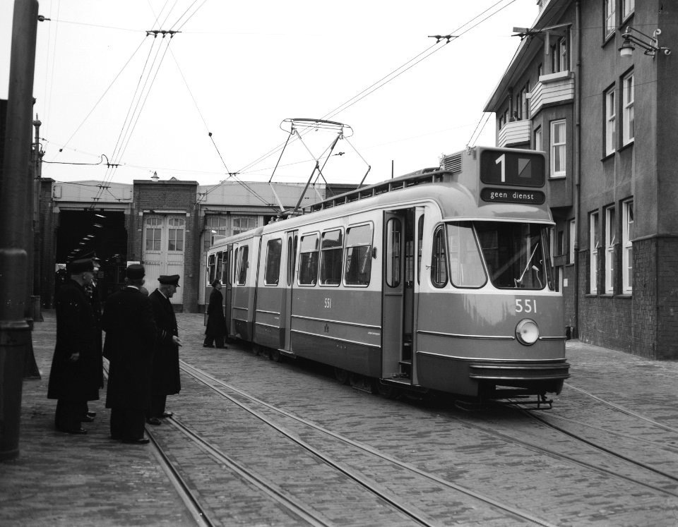 Proefrit gelede tram in Amsterdam, Bestanddeelnr 908-5733