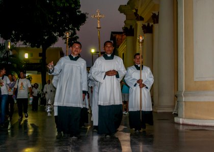 Procesion in Jesus of Mercy photo