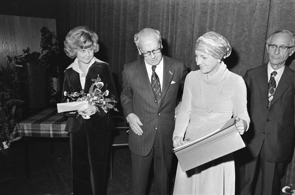 Prinses Margriet woont in Den Haag symposium bij van Rheumabestrijding Margriet, Bestanddeelnr 928-8429