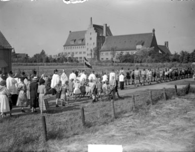 Processie Abdij te Egmond met Meyer Huibers, Bestanddeelnr 904-0201