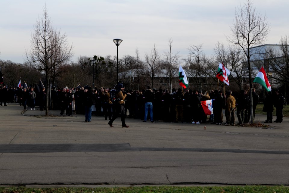 Pro fascist protest Dresden 2020-02-15 07
