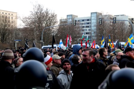 Pro fascist protest Dresden 2020-02-15 32