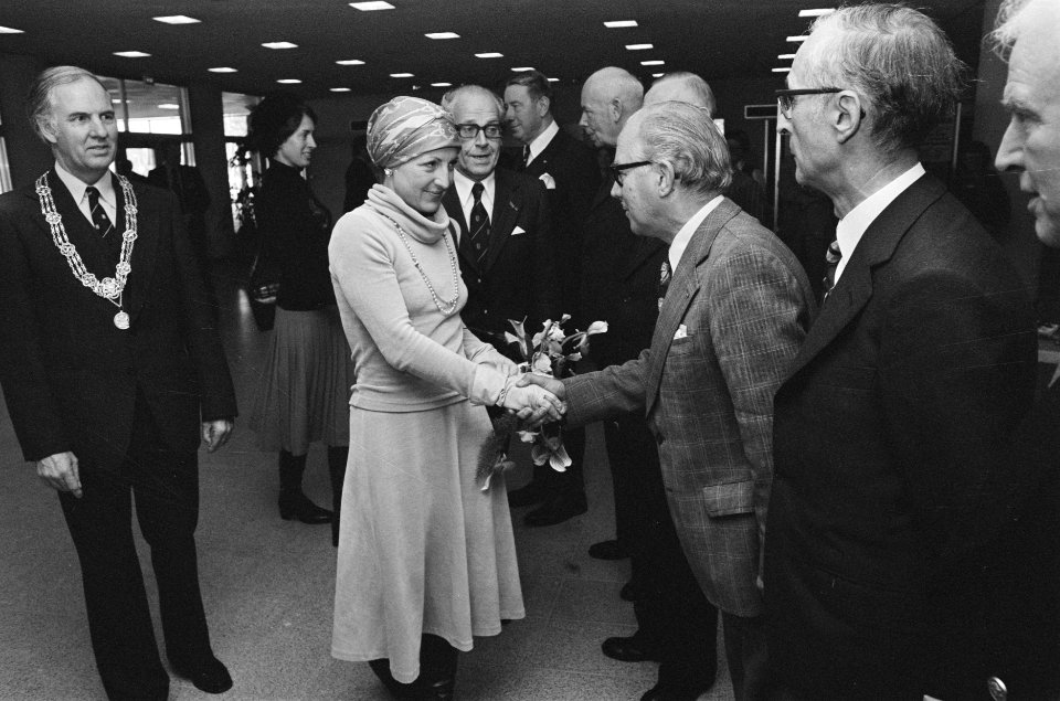 Prinses Margriet woont in Den Haag symposium bij van Rheumabestrijding Margriet, Bestanddeelnr 928-8426