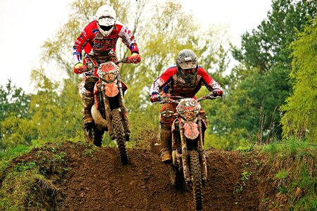 Motocross motorsport race