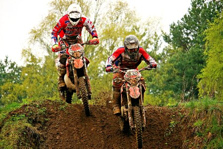 Motocross motorsport race photo