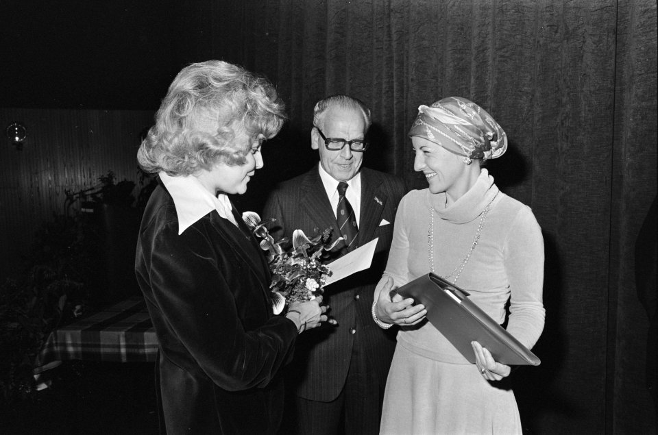 Prinses Margriet woont in Den Haag symposium bij van Rheumabestrijding Margriet, Bestanddeelnr 928-8425