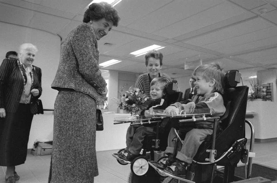 Prinses Margriet opent revalidatiecentrum De Hoogstraat in Utrecht Prinses Marg, Bestanddeelnr 934-3501