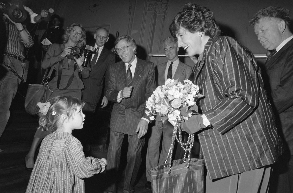 Prinses Margriet opent tentoonstelling Onze meesters van het landschap in Rijk, Bestanddeelnr 934-0917